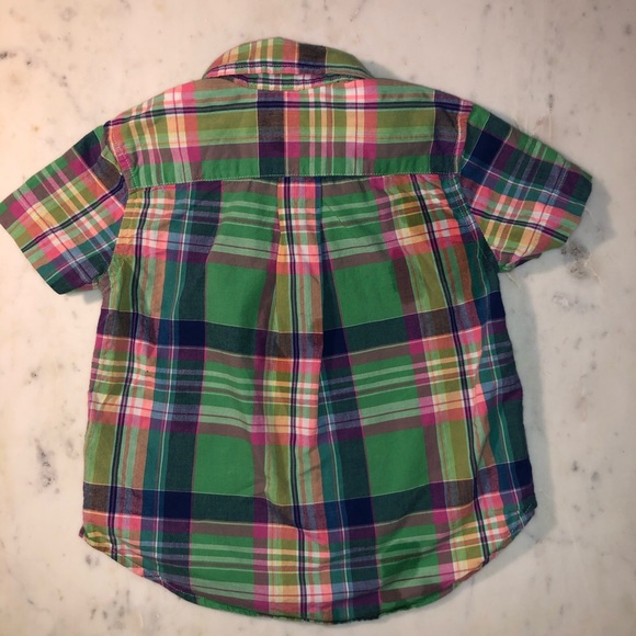 Polo Ralph Lauren button down plaid shirt 3T - Picture 5 of 7